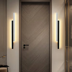 Nordic Minimalist Double Long Strip Led Wall Lamp For Living Room Bedside Aisle