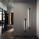 Nordic Ultra Thin Long Strip Led Bedside Background Wall Rotatable Wall Lamp