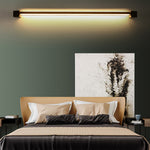 Nordic Ultra Thin Long Strip Led Bedside Background Wall Rotatable Wall Lamp