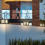 Outdoor Waterproof Led Post Lights Solar Landscape Decorative Lighting For Villa Fence