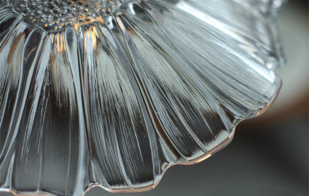 Retro Lotus Creative Glass Pendant Lamp