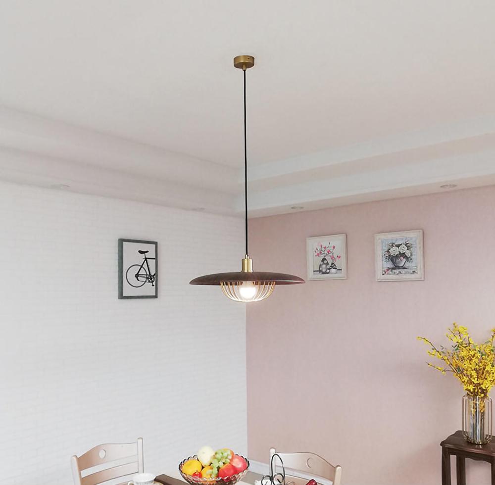 Modern Wood Pendant Light Luxury Dining Room Lamp