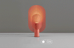 Filter Table Lamp - Modern Metal Accent Light for Bedroom, Living Room & Office