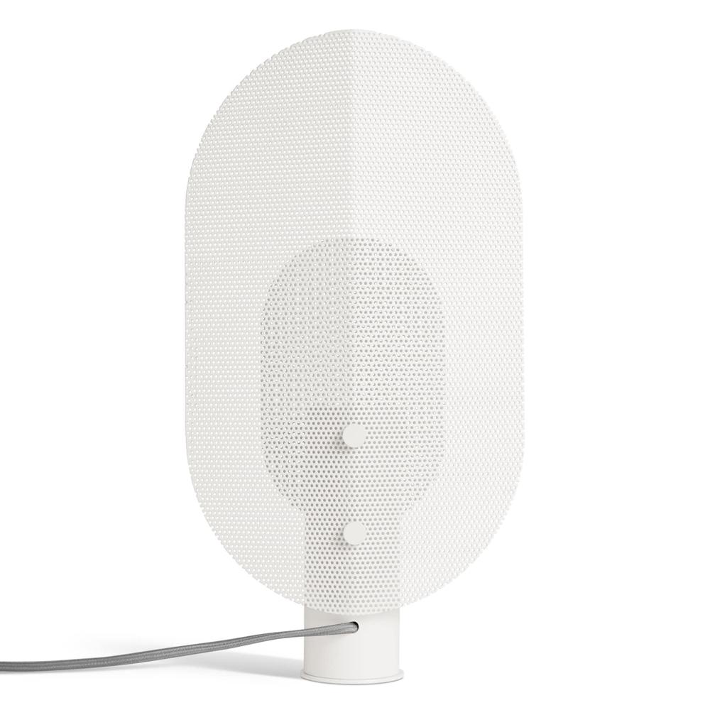 Filter Table Lamp - Modern Metal Accent Light for Bedroom, Living Room & Office