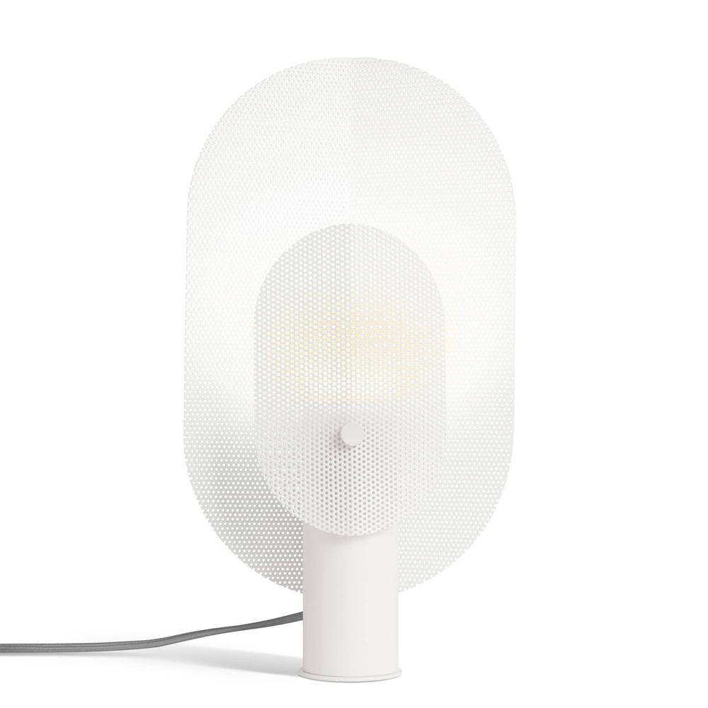 Filter Table Lamp - Modern Metal Accent Light for Bedroom, Living Room & Office