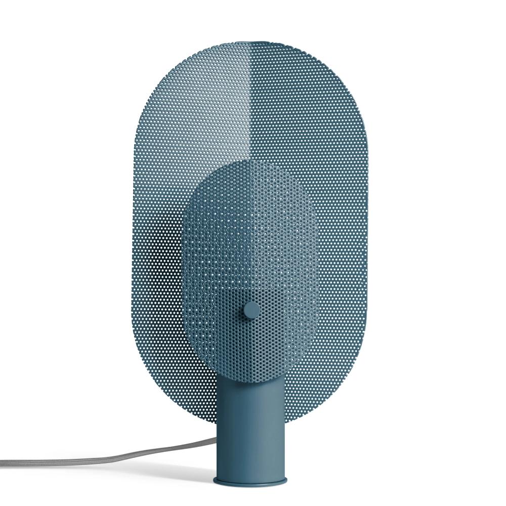 Filter Table Lamp - Modern Metal Accent Light for Bedroom, Living Room & Office