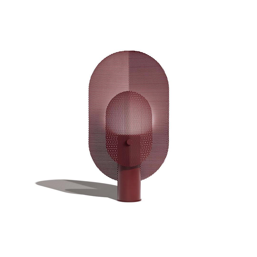 Filter Table Lamp - Modern Metal Accent Light for Bedroom, Living Room & Office