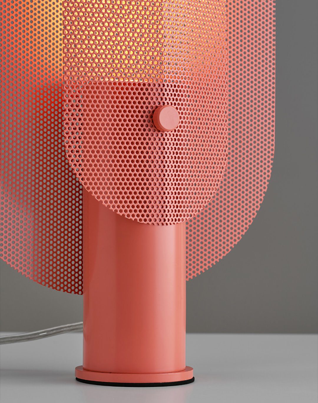Filter Table Lamp - Modern Metal Accent Light for Bedroom, Living Room & Office