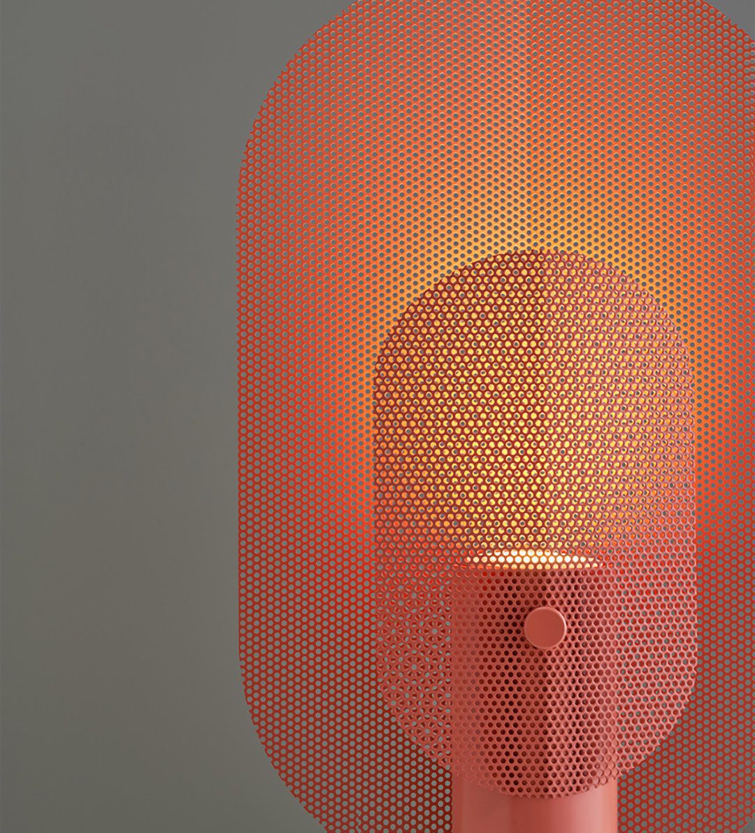 Filter Table Lamp - Modern Metal Accent Light for Bedroom, Living Room & Office