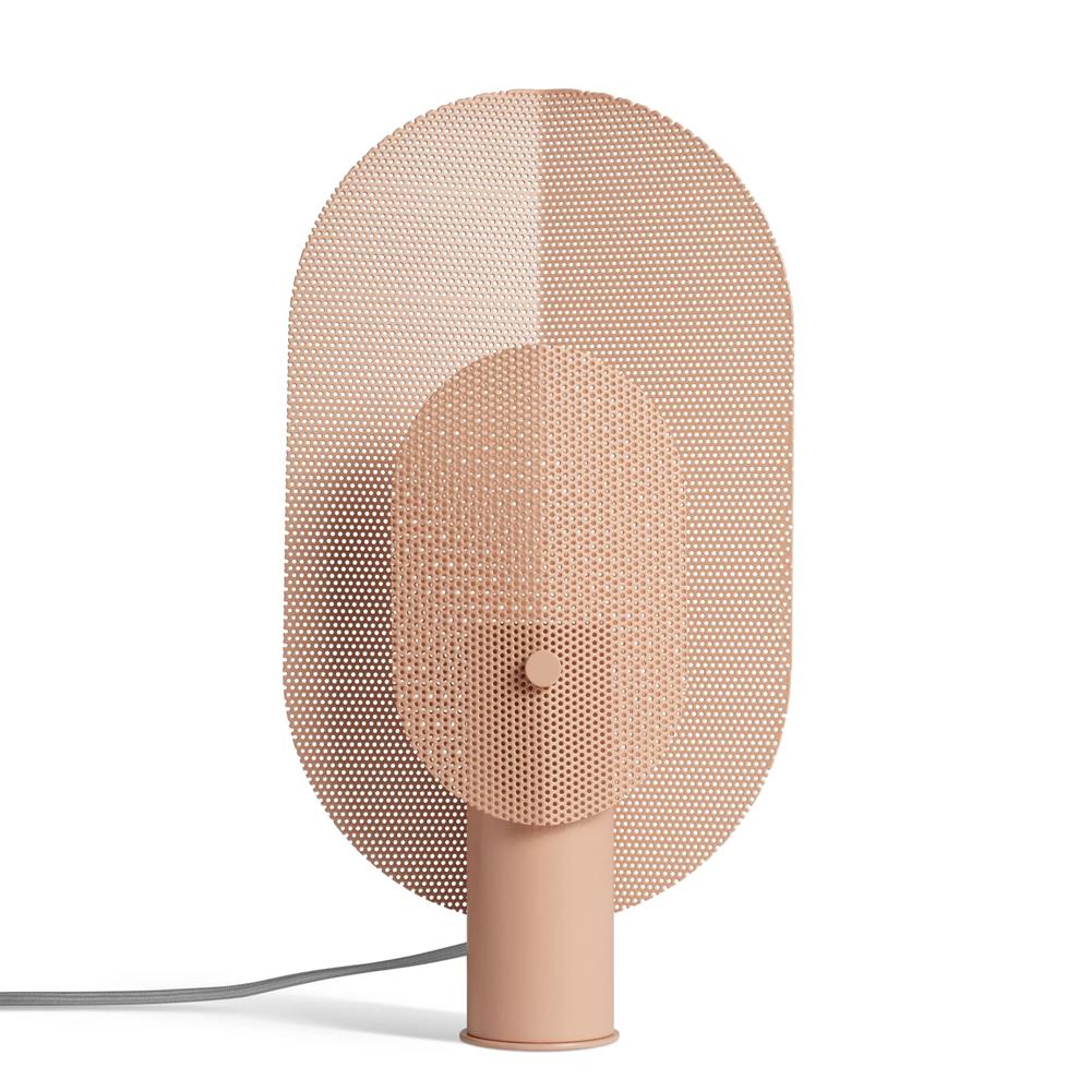 Filter Table Lamp - Modern Metal Accent Light for Bedroom, Living Room & Office