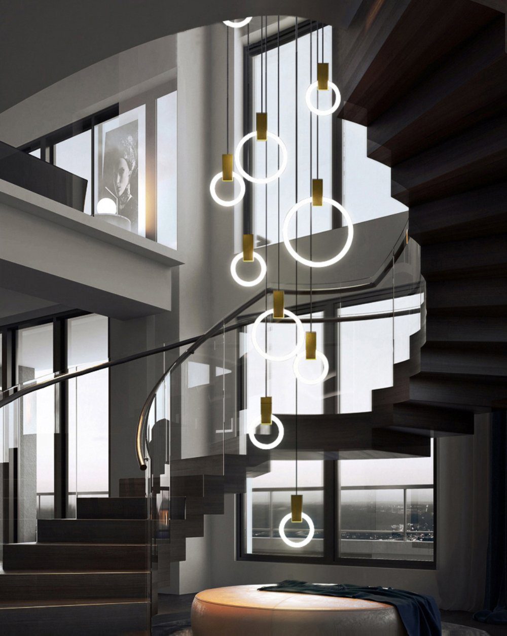 Halo Suspended lights