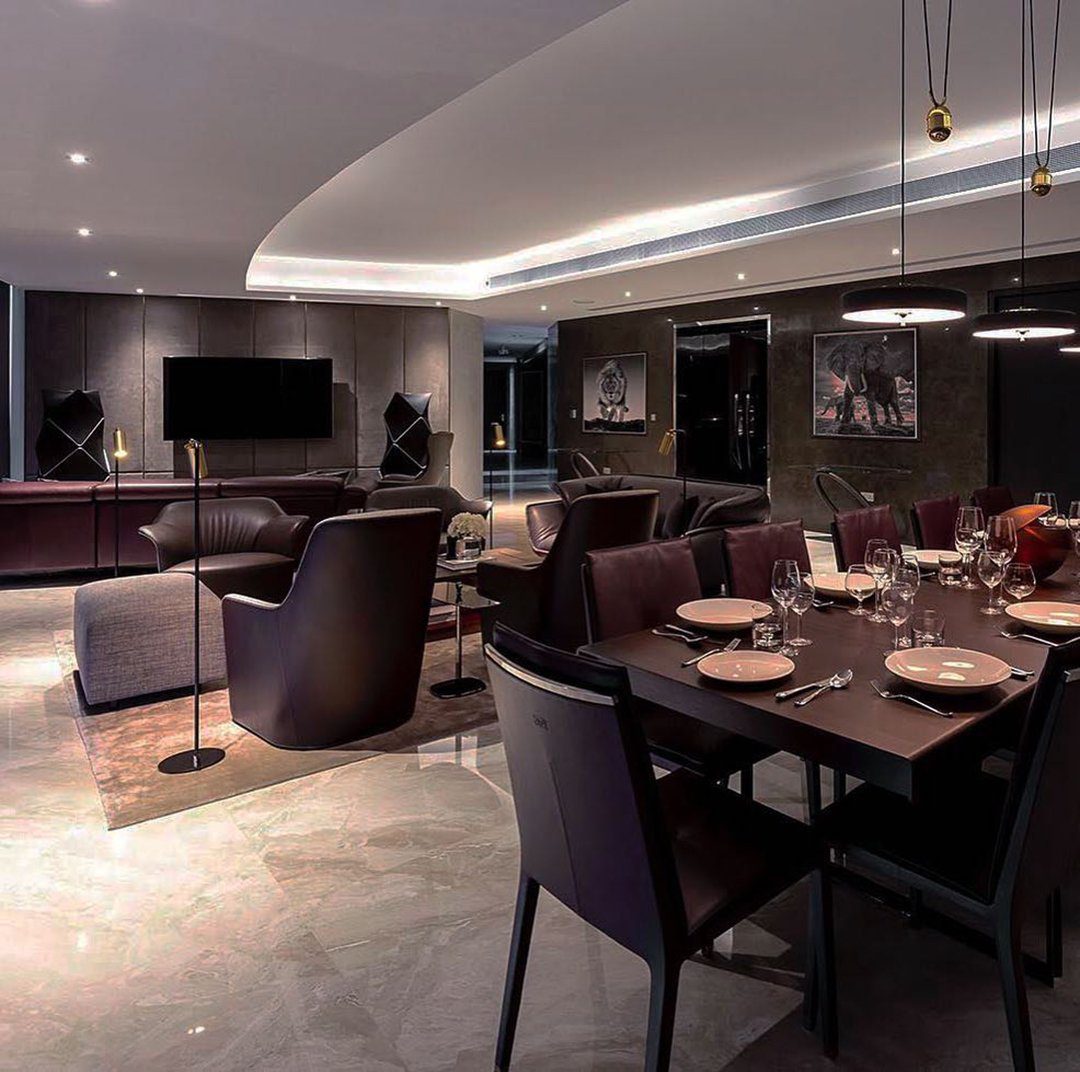 Revolve Pendant Light - Modern Brass & Glass Fixture for Dining Room, Living Room, and Bedroom