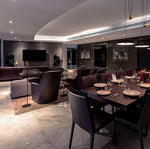 Revolve Pendant Light - Modern Brass & Glass Fixture for Dining Room, Living Room, and Bedroom
