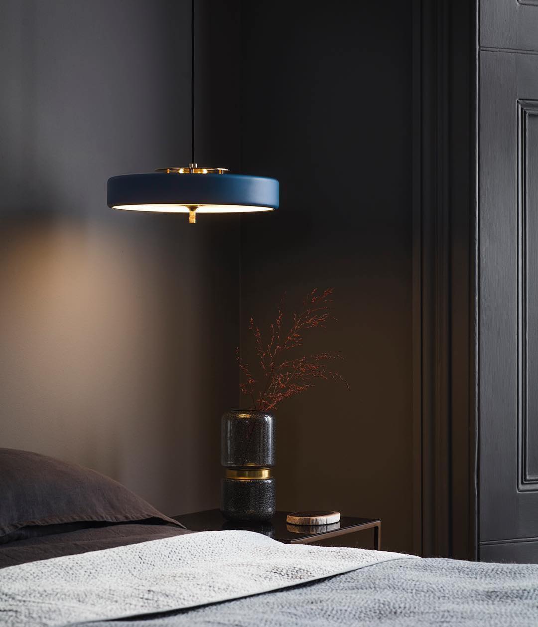 Revolve Pendant Light - Modern Brass & Glass Fixture for Dining Room, Living Room, and Bedroom