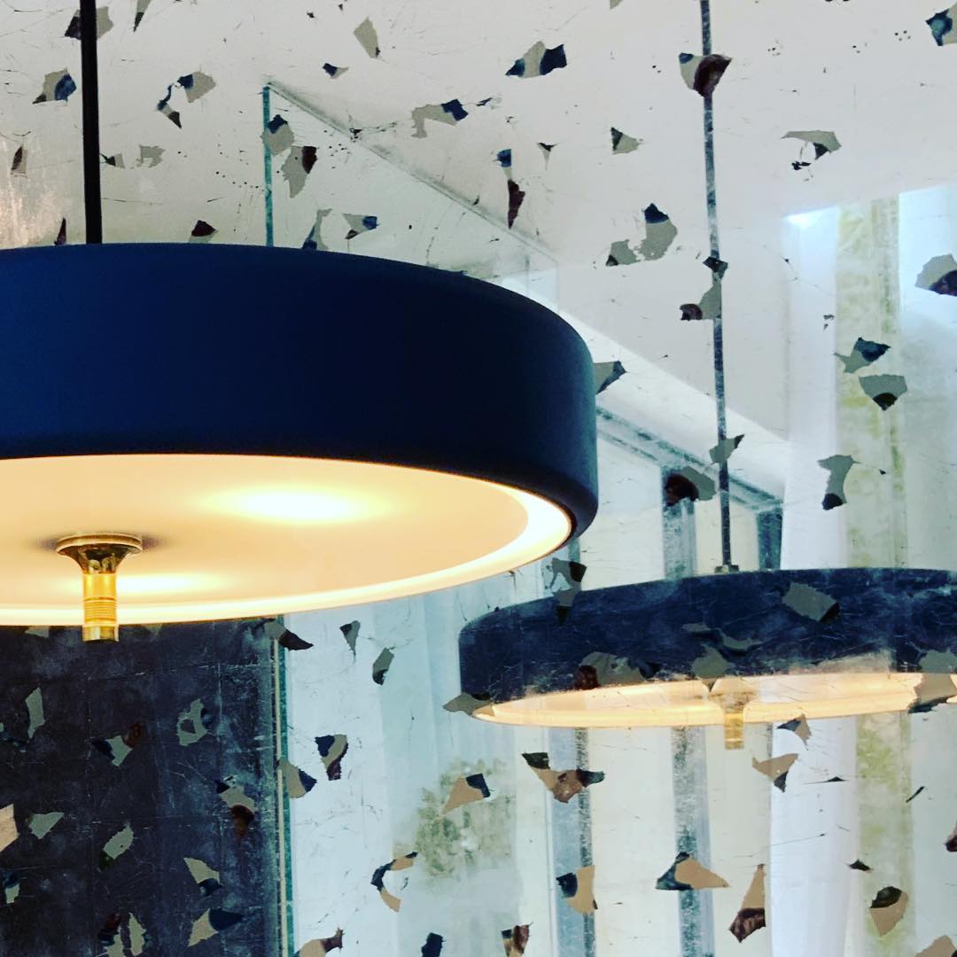 Revolve Pendant Light - Modern Brass & Glass Fixture for Dining Room, Living Room, and Bedroom