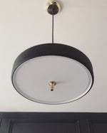 Revolve Pendant Light - Modern Brass & Glass Fixture for Dining Room, Living Room, and Bedroom