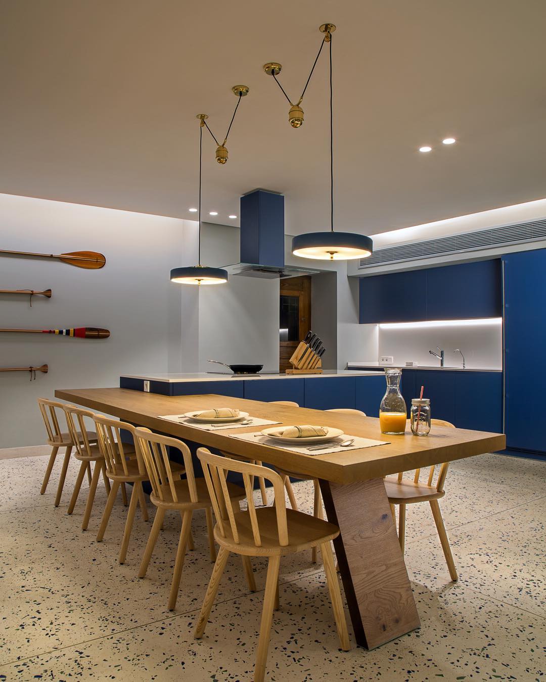 Revolve Pendant Light - Modern Brass & Glass Fixture for Dining Room, Living Room, and Bedroom