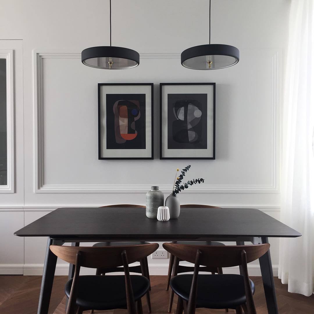 Revolve Pendant Light - Modern Brass & Glass Fixture for Dining Room, Living Room, and Bedroom