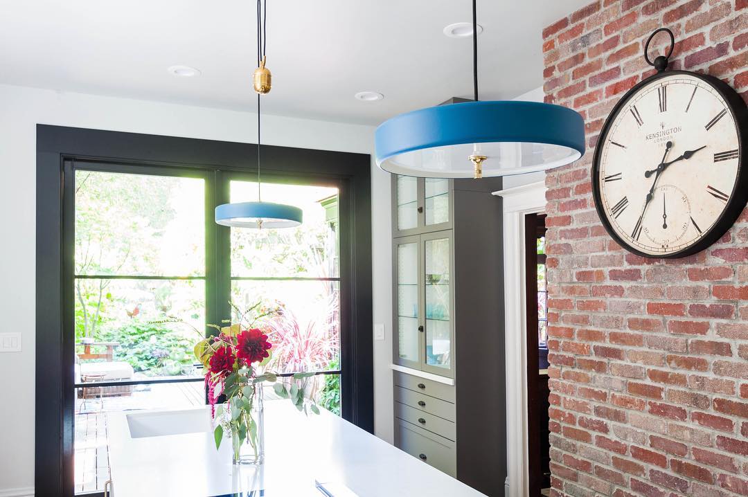 Revolve Pendant Light - Modern Brass & Glass Fixture for Dining Room, Living Room, and Bedroom