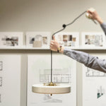 Revolve Pendant Light - Modern Brass & Glass Fixture for Dining Room, Living Room, and Bedroom