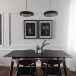 Revolve Pendant Light - Modern Brass & Glass Fixture for Dining Room, Living Room, and Bedroom