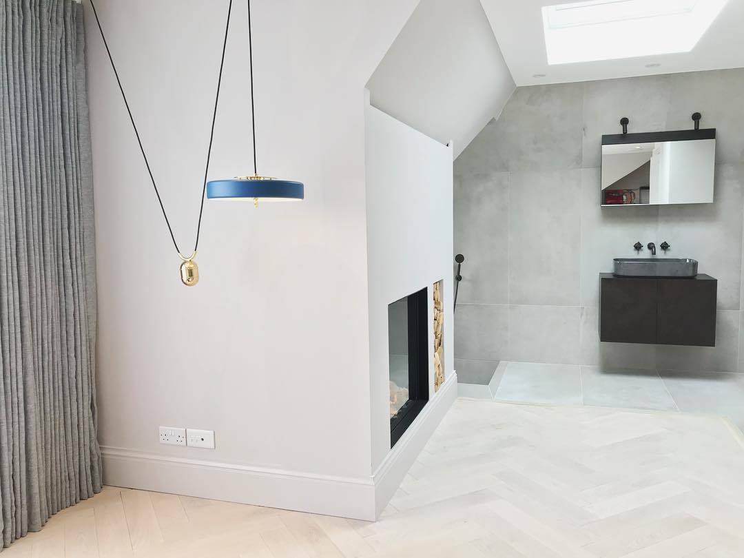 Revolve Pendant Light - Modern Brass & Glass Fixture for Dining Room, Living Room, and Bedroom