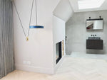 Revolve Pendant Light - Modern Brass & Glass Fixture for Dining Room, Living Room, and Bedroom