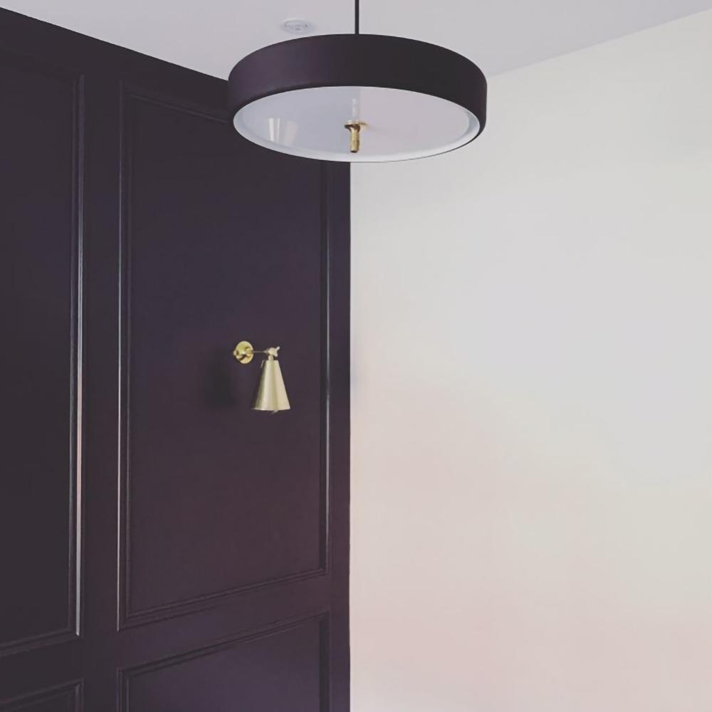 Revolve Pendant Light - Modern Brass & Glass Fixture for Dining Room, Living Room, and Bedroom