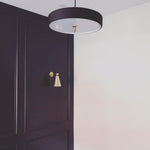 Revolve Pendant Light - Modern Brass & Glass Fixture for Dining Room, Living Room, and Bedroom
