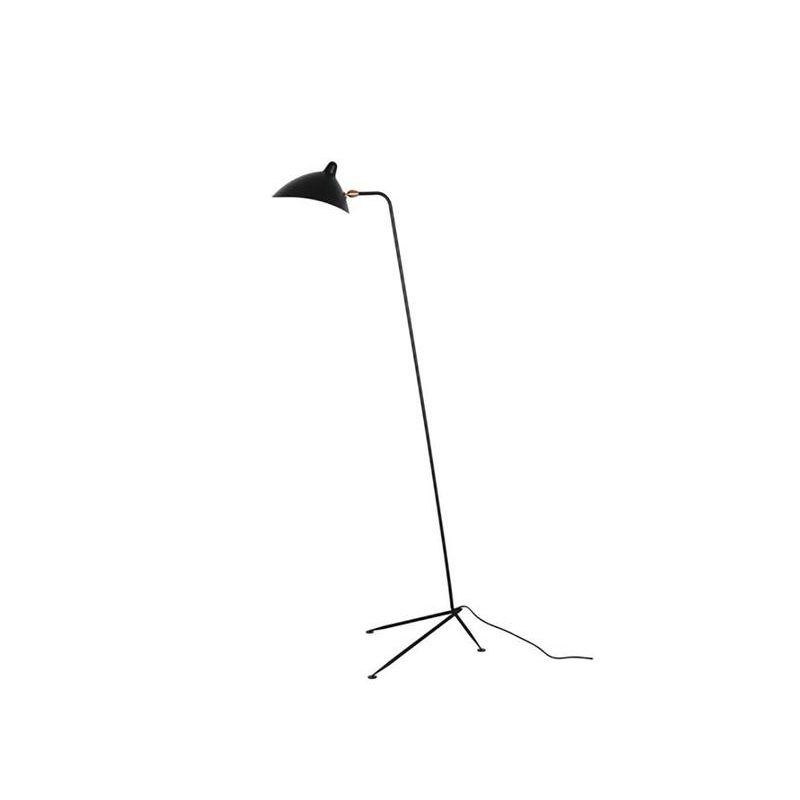 Modern Three-Arm Floor Lamp Adjustable Reading Light for Living Room, Bedroom, Office