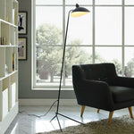 Modern Three-Arm Floor Lamp Adjustable Reading Light for Living Room, Bedroom, Office