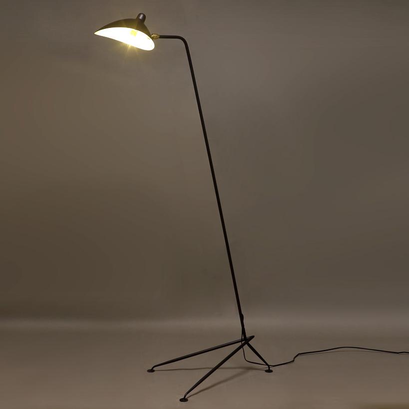 Modern Three-Arm Floor Lamp Adjustable Reading Light for Living Room, Bedroom, Office