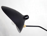 Modern Three-Arm Floor Lamp Adjustable Reading Light for Living Room, Bedroom, Office