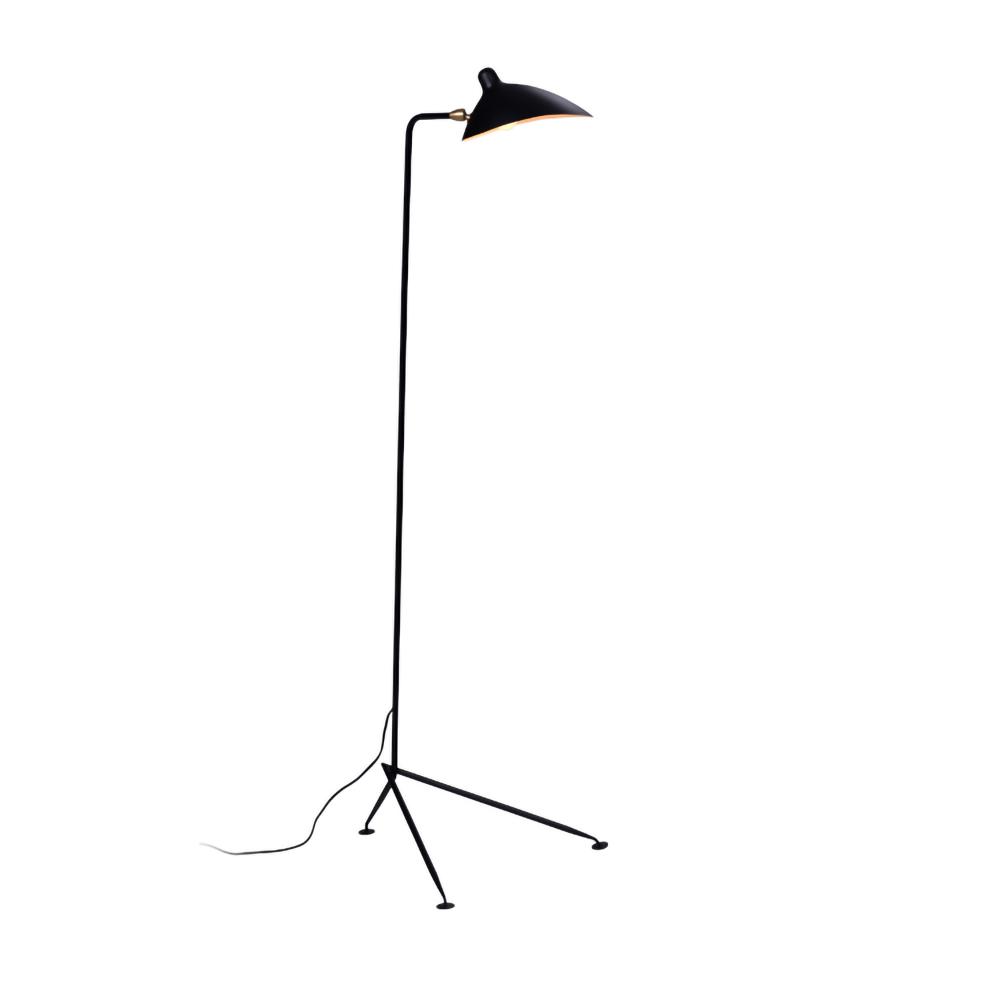 Modern Three-Arm Floor Lamp Adjustable Reading Light for Living Room, Bedroom, Office