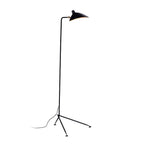 Modern Three-Arm Floor Lamp Adjustable Reading Light for Living Room, Bedroom, Office