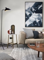 Modern Three-Arm Floor Lamp Adjustable Reading Light for Living Room, Bedroom, Office