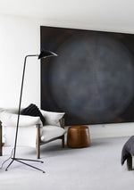 Modern Three-Arm Floor Lamp Adjustable Reading Light for Living Room, Bedroom, Office