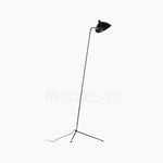 Modern Three-Arm Floor Lamp Adjustable Reading Light for Living Room, Bedroom, Office