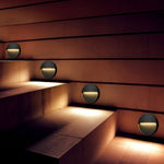 Round Creative Waterproof Stair Lights Outdoor Wall Lights Step Lights Stairway Sconces