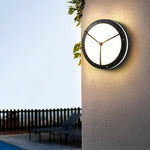 Round Outdoor Waterproof Wall Lamp Led Ceiling Lights Courtyard Balcony Sconce