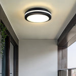 Round Outdoor Waterproof Wall Lamp Led Ceiling Lights Courtyard Balcony Sconce