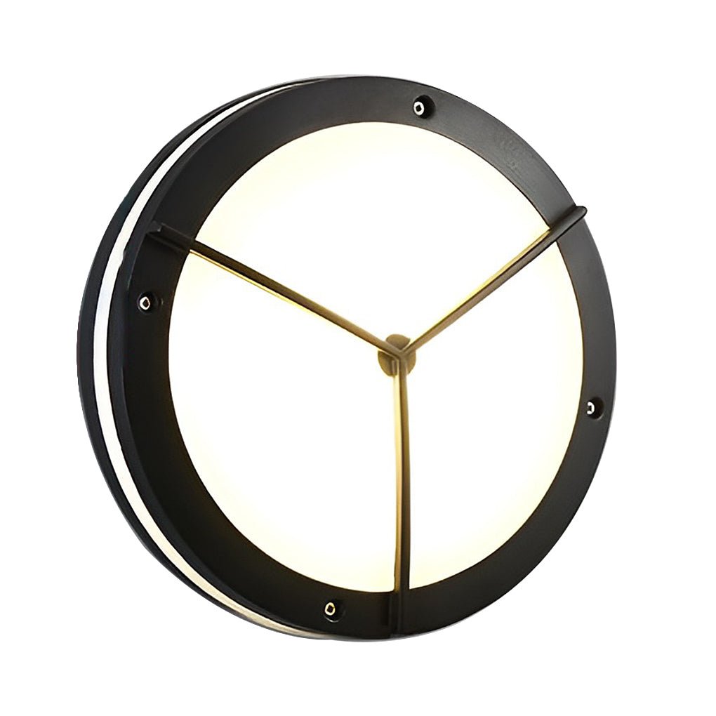 Round Outdoor Waterproof Wall Lamp Led Ceiling Lights Courtyard Balcony Sconce