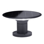 Round Ufo Shaped Solar Waterproof Outdoor Fence Post Lights