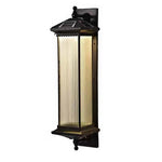 Solar Retro Outdoor Waterproof Led Automatic Light Sense Gate Lamp Wall Lights