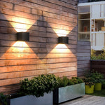 Two Way Luminous Design Outdoor Waterproof Led Wall Light With Adjustable Beam Angle