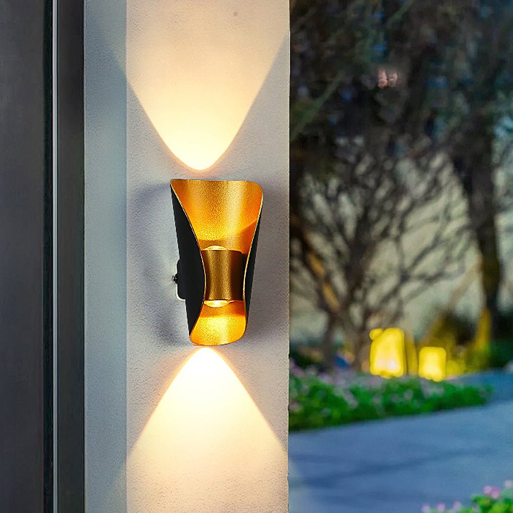 Unique Creative Up And Down Lights Outdoor Wall Lights Waterproof Wall Sconces Wall Lamp