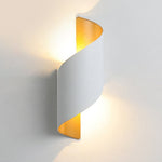 Unique Spiral Design Led Waterproof Two Way Luminous Wall Light For Aisle Balcony