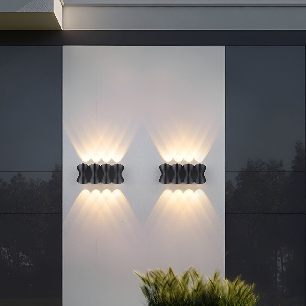 Led Up And Down Lights Waterproof Modern Outdoor Wall Lamp