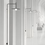 Minimalist Metal Long Pole Arm Tempo Led Wall Sconce