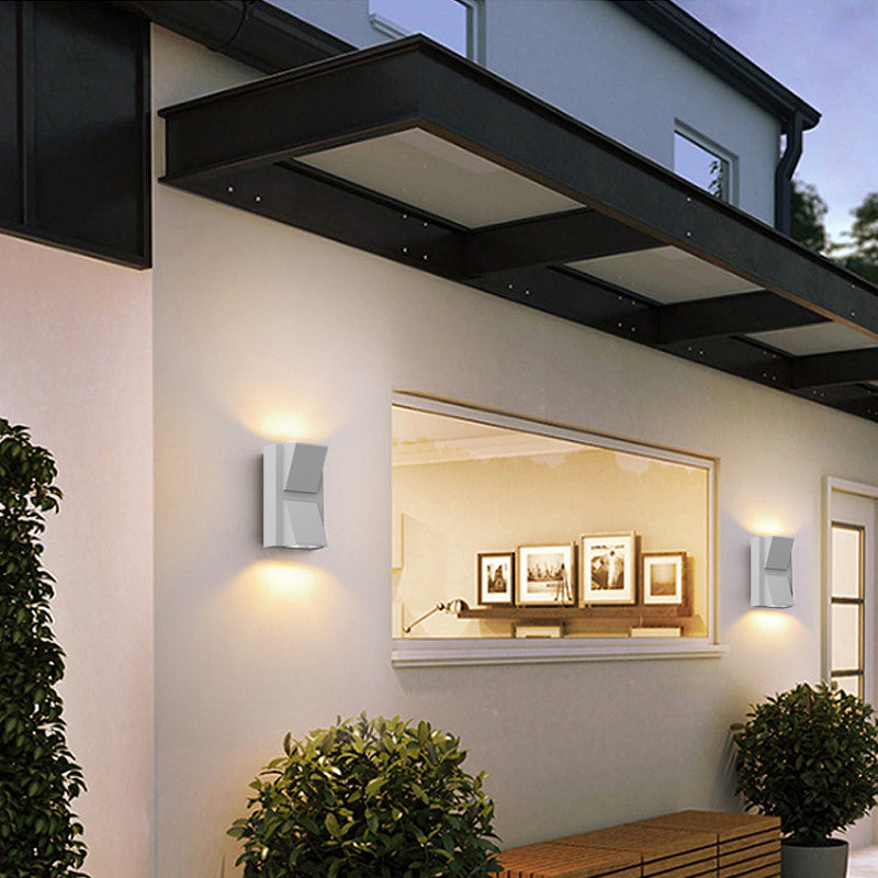 Rectangular Up And Down Wall Lights Ha098342